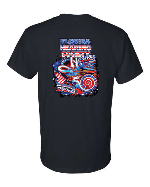 Florida Hearing Society T-Shirt 2026 - Black