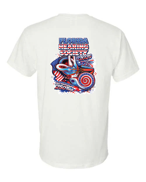 Florida Hearing Society T-Shirt 2026 - White